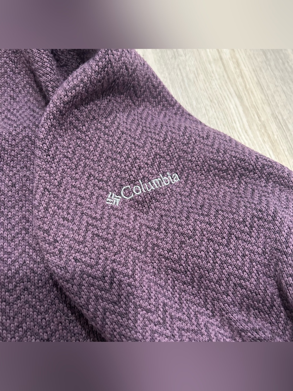 Columbia Sportswear Fleece Hoodie Sweater Sweatshirt 1/4 Snap Pullover Size XL - Picture 5 of 7